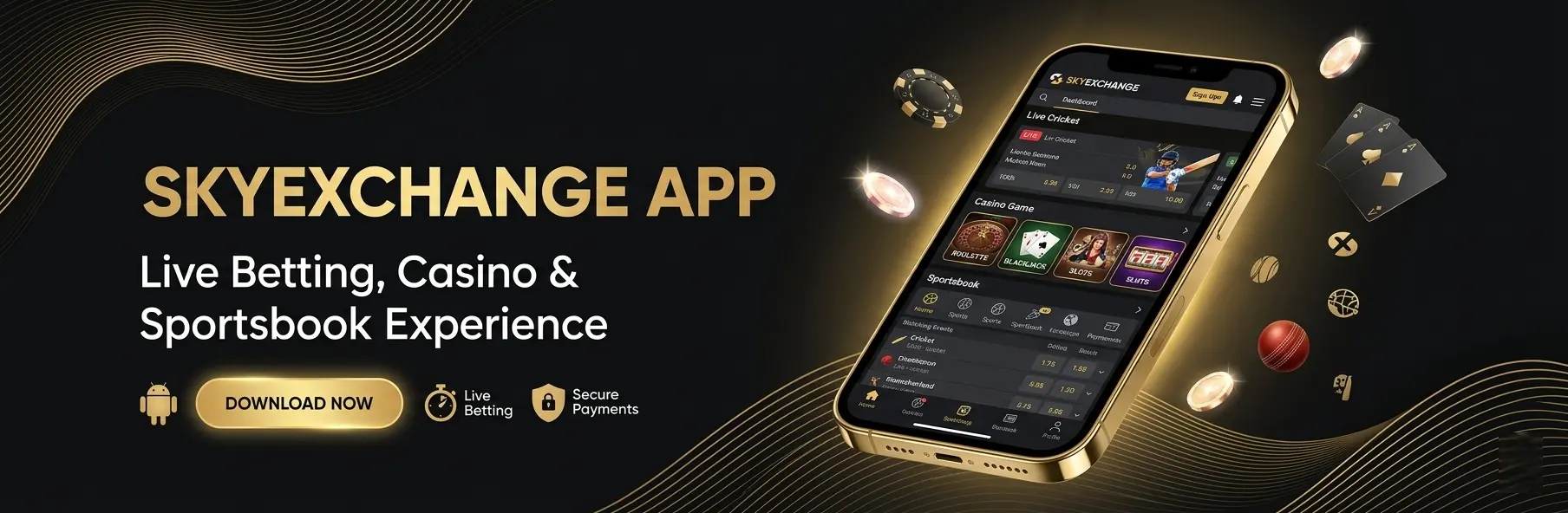 Live Casino Betting on Sky Exchange